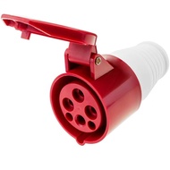 CEE INDUSTRIAL COUPLER/CONNECTOR 32AMP X 4PIN ( RED )