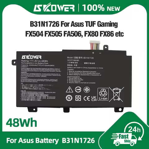 SKOWER B31N1726 Battery for ASUS A15 FA506IU A17 FA706II FX80 FX80G FX80GM FX86FE TUF Gaming FX504GD