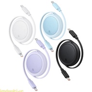 Love 60W Retractable USB C to USB C Charging Cable Type C to USB C Charger Cord for Smartphones Type