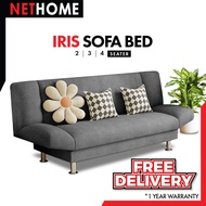 ⚡️READYSTOCK⚡️ NETHOME: Iris Durable Foldable Sofa Bed - 2 Seater, 3 Seater, or 4 Seater Design / Sofa / 沙发