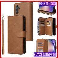 Zipper Flip Cover Leather Case Card Samsung A55 A35/A25/A54/A34 Flip Wallet Style Shock-resistant Ph