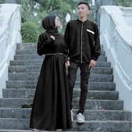 Couple Special Lebaran - Couple Muslim - Baju Pesta Couple - Lengan