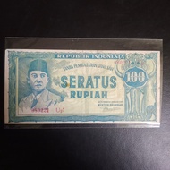 uang kuno ori keris soekarno 100 rupiah tahun 1947