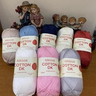 NEWEST - Sirdar Cotton DK Imported Knitting Yarn - 100gr