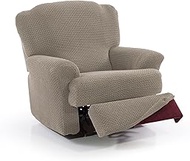 FAVERTI® Super Elastic Recliner Chair Cover from 70 to 90 cm | Novele Model | Linen | Cover for Recl