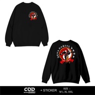 (SF24SSD) IKSPI Dewamabuks Kera Sakti Sweater Full Print Dtf A3 Fleece Material By IKSPI Merch
