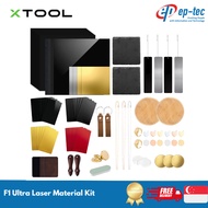 xTool F1 Ultra Laser Material Kit Laser cutting materials DIY laser projects xTool accessories