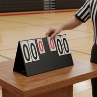 Multi-Sport Use 6-Digit Score Board Foldable Manual Scoreboard Stable Stand for Club