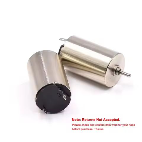1PC 16mm*25mm 1625 Big Coreless Mute Motor DC 6V-18V 12V 9000RPM High Speed Engine Rotary Tattoo Mac