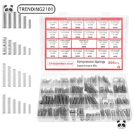 TRENDING 300PCS/box Compression Spring Assortment Kit, with 23 Sizes DIY Tools Small Springs, Tensio