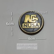 emblem logo mobil nch bulat untuk kijang super grand