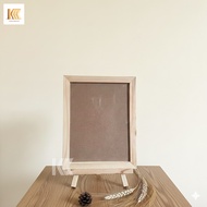 Photo Frame Template 6R Wooden Photo Frame/ 15x20 cm + Standing Frame