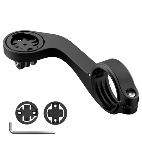 RAVEMEN AOM05 Out-Front Bike Mount Bicycle Bracket Compatible with Garmin /Wahoo/Bryton computers/GP