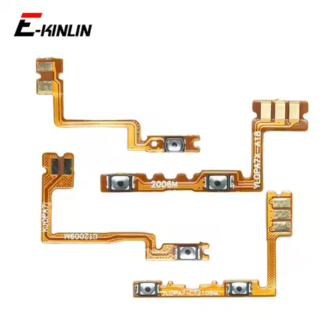 Switch Power ON OFF Key Mute Silent Volume Button Ribbon Flex Cable For OPPO A7x A7 AX7 A1k A12 A15 
