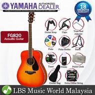 Yamaha FG820 41 Dreadnought Solid Spruce Top Acoustic Guitar Autumn Burst (FG 820)