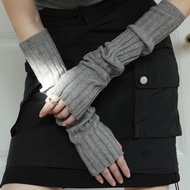 Y2K Y2K Accessories Y2K Sleeve Y2K Gloves y3k Asian Culture Mousse Cashmere Texture Long Knitted Hal