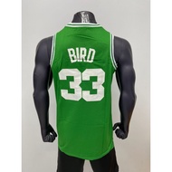 BOS 85/86 Green or Black Bird 33 Top Quality Retro Basketball Jersey