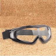 Airsoft Goggles  Paintball Clear Glasses Wind Dust Protection Motorcycle, Black