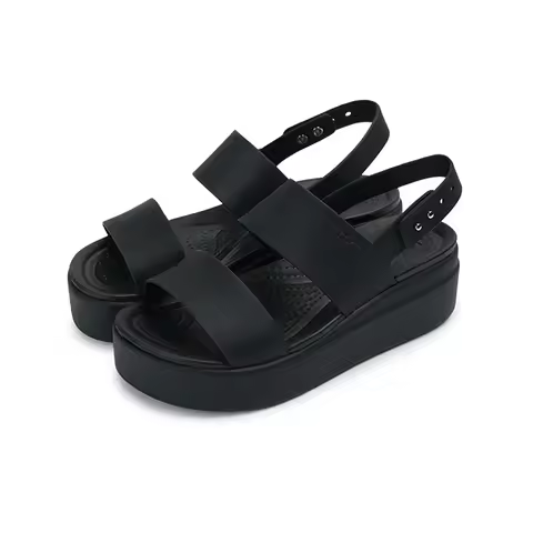 Crocs Women's Brooklyn Low Wedge Sandals US W /206453