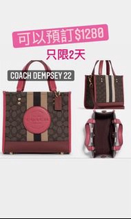 🔥預訂🔥正貨Coach Dempsey 22 handbag