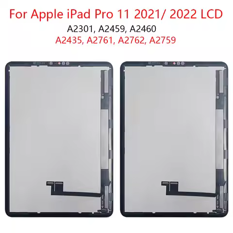 For iPad Pro11 2021 Pro 11 2022 LCD Display Touch Screen A2301 A2459 A2460 A2377 A2435 A2758 A2761 L