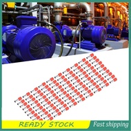 etto-MY 100PCS Insulated Tube Terminal Copper Crimp Connector for 8AWG Wire E10-12