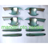 Outer handle Car Door handle Sigra outer Bowl And cover handle chrome Variation Of Car Exterior