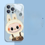 Phone Case iPhone 16 ProMax Luminous Tempered Glass Shockproof Hard Casing cartoon doll iPhone 15 Pr