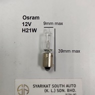 12V H21W 21W Signal Bulb Osram 64136 BAY9s Signal Lamp Parking Light Mercedes BMW Number Plate Light