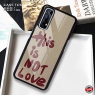 HP Latest Realme 7 - 7 Pro Case - 2D Glossy Hardcase - Glass Case - Protective Phone Case Latesthp 2