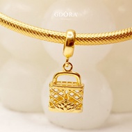 GDORA Gold Charm Handbag Charm 916