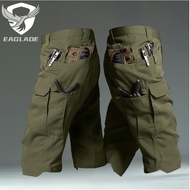 Eaglade Tactical Cargo Pants Shorts Men Women in Green J10