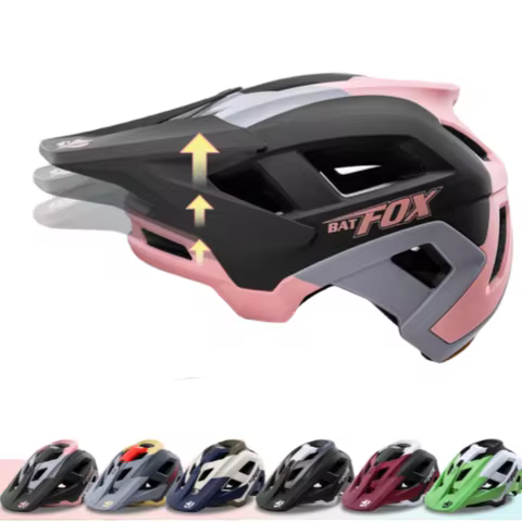BATFOX Bike Helmet for Adult Men Women 3-Position One-hand Adjustable Visor Speedframe Bicycle Helme