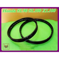 "BLACK" STEEL WHEEL RIM 19" size 19x1.40 For HONDA SL90 SL100 XL100 //
