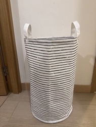 IKEA KLUNKA Striped Laundry Basket 洗衣袋 洗衣籃