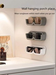 掛牆式眼鏡和太陽眼鏡收納盒，多功能展示架，牆壁、更衣室、浴室和衣櫃收納架
