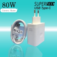 Oppo Reno 8 8t 9 10 Pro 5G Charger Original 80 Watt 80W Super Vooc USB TYPE C