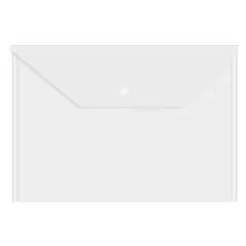 18pcs A3 Transparent Plastic Binder Folders with Clear Plastic Heavy-Duty Waterproof Document Organi