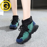 hip hop sports shoes Lady High  help elastic  cloth