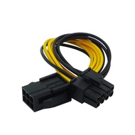 20cm PCIe 6 Pin to 8 Pin Power Adapter Cable 6 Pin to 8 Pin/4Pin to 8 Pin PCIe Power Cord For PCI-e 