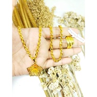 MAWAR Medan rose Set 3 tribes (color similar to 24k gold)