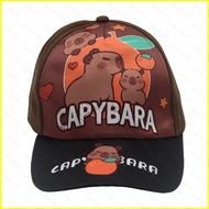 HT5 Kid hat Capybara Cartoon Casual Streetwear Outdoor Cycling Running Sun Protection Lightweight TH