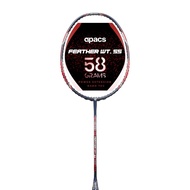 APACS Feather Weight 55 Super Light 58 Gram 8U 30 lbs Navy Red Badminton Racket