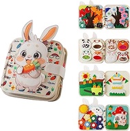 GOODMOM Busy Book for 0Year Old:Quiet Books for Toddlers 0-3,Poke A Dot Books for Toddlers 0-5,Trend