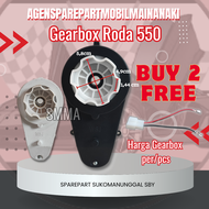 Gearbox Mobil Aki tipe 550 24V + Dinamo Gearbox Mobil Mainan  Aki Anak ( YSA 021)