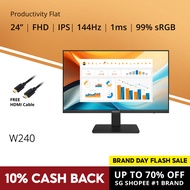 PRISM+ W240 24" 23.8" 144Hz Productivity Monitor Gaming Monitor [1920 x 1080]