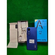 Oppo A17K | A17 Ram 3/64GB | Ram 4/64GB Second Original