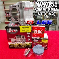 IKK ST4 (V2) NVX155 NMAX R15 V3 Y16ZR VVA BLOCK 63MM+3MM 65MM+3MM NVX Y16 R15V3