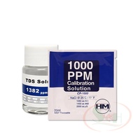 Solution 1000, 1382 ppm calibration of TDS meter equipment alignment