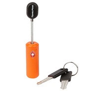 TSA Approved Luggage Locks with Keys for Travel – Flexible Ultra Secure Mini Key Padlock  u0026 Meta